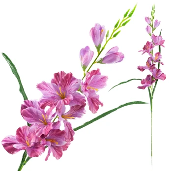 Dirbtinis dekoratyvinis kardelis, violetinis, 80 cm