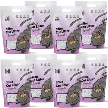 Silikoninis kraikas katėms Premium Mersjo Lavender 3.8 l
