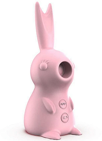 2in1 triušio formos klitorio siurbimo vibratorius Bunny Vibe