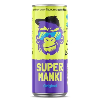 Gaivusis energinio gėrimo skonio gėrimas SUPER MANKI, 330 ml