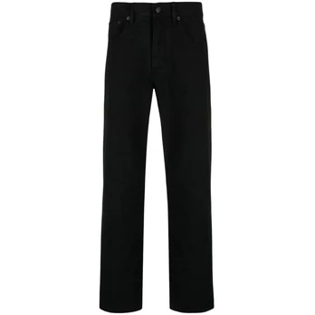 Aptempti džinsai vyrams, Juoda, Full length slim skinny