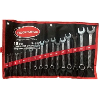 ROCKFORCE COMBINATION WRENCH set 16 pcs.