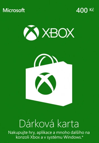 Live Gift Card 400 CZK Xbox