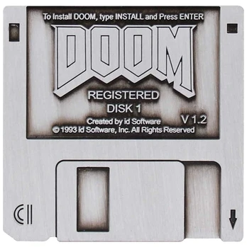 Fanatik DOOM - Floppy Disk - Limited Edition (Pin Badge)