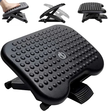 RETOO Podnóżek biurowy ergonomiczny pod stopy reguliuojamas 450 x 350 mm