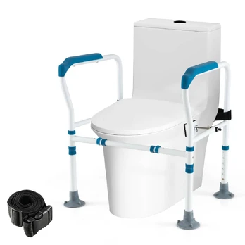 Bonideco Select Tualeto rėmas 68x49,5x78cm., baltos/mėlynos spalvos