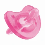 CHICCO Žindukas ortodontinis PHYSIO SOFT, 0M+, Iš silikono, Rožinis kaina