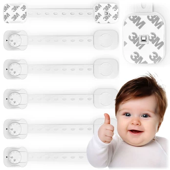 Ricokids 798200 spintelės atidarymo spyna, 6 vnt.balta