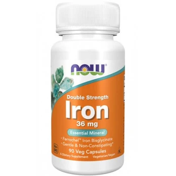 NOW Iron 36mg Ferrochel - 90 kaps.