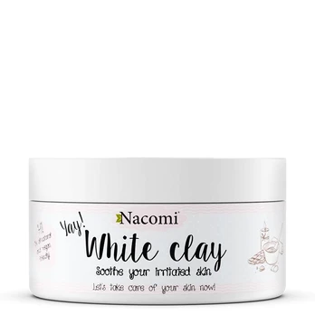 Nacomi Baltas Clay balta drėkinantis ir raminantis molis 50g