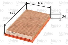 Oro filtras VALEO 585020 kaina
