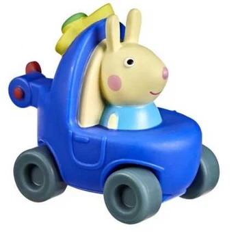 Hasbro Peppa Pig Rebecca Rabbit su transporto priemone 8cm