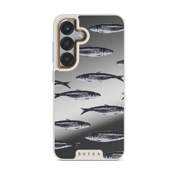 Del Mar - Samsung Galaxy S25 Case, Elite Mirror Light (Magnetic) / Gold