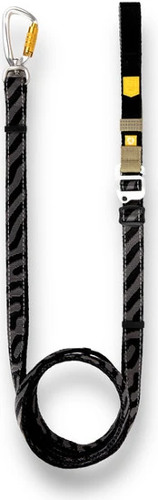 Woolly Wolf - Roam Leash 170-300cm - Black Ripple