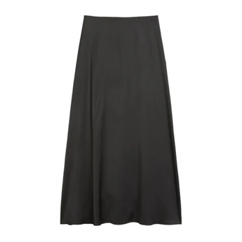 Maxi sijonas moterims, Pilka, 510118120125 Maxi skirt