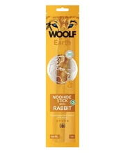WOOLF Earth Noohide Stick with Rabbit XL 85g triušio lazda kaina