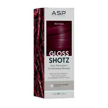 ASP Gloss Shotz RED CHILLI dažanti kaukė 150ml