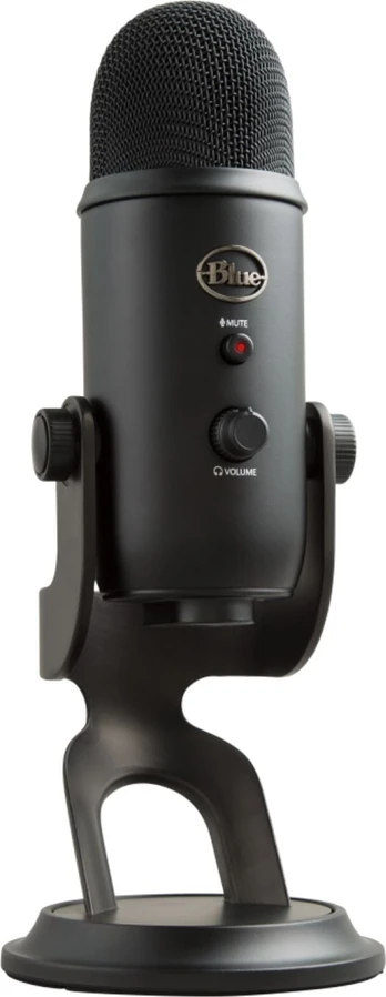 Mikrofonas Logitech Blue Yeti, juoda