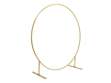 PartyDeco Gold Circle backdrop stand, auksinis, 2m