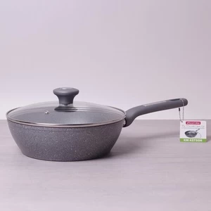 Keptuvė su dangčiu, 24 cm, aliuminis/stiklas/nerūdijantysis plienas