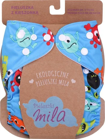 Nappy Simed Jūrų būtybių 3-15 kg, 1 vnt.