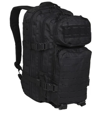 Kuprinė MIL-TEC ASSAULT I "LASER" 30 l., JUODA