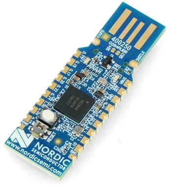 nRF52840 - Bluetooth, ZigBee, radijo ryšio modulis - USB
