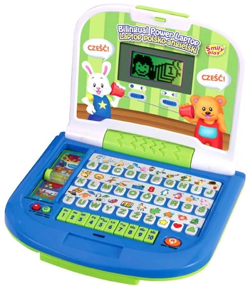 Smily Play dvikalbis interaktyvus nešiojamasis kompiuteris, lenkų – anglų