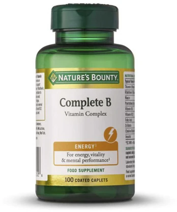 Natures Bounty B-COMPLEX coated capsules 100 units