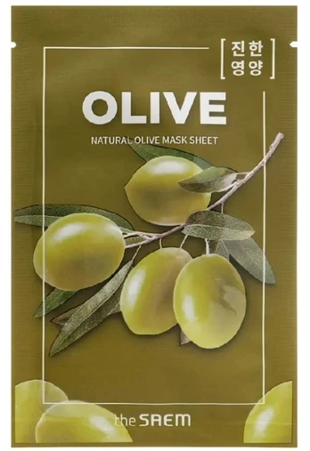 Veido kaukė The Saem Natural Olive, 21 ml