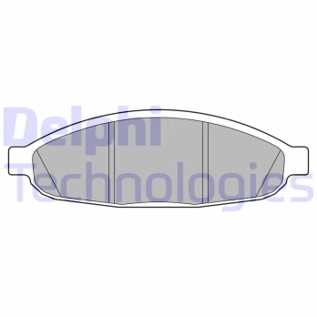 DELPHI LP3555 Brake pad set