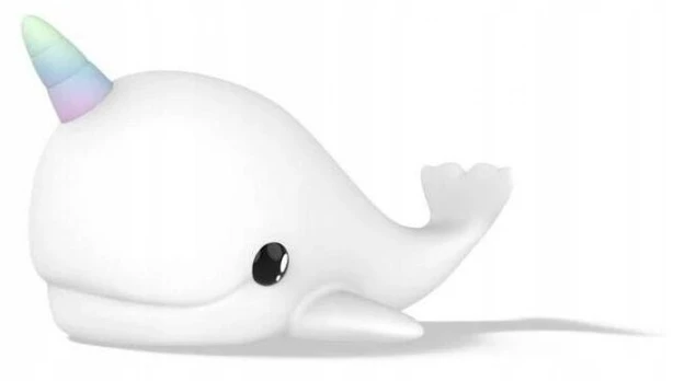 Naktinė lemputė "narvalas Splash" Usb, spalvų keitimo