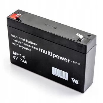 Multipower MP7-6 6V 7Ah AGM akumuliatorius be priežiūros