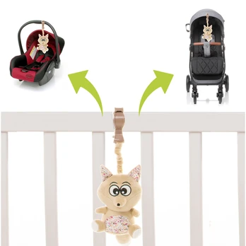 4Baby žaislas cypsiukas vežimėliui, lapė F02