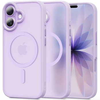 Matinis levandos spalvos dėklas Apple iPhone 17 telefonui "Tech-Protect Magmat Magsafe"