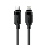 USB kabelis Acefast C16-01 USB-C to Lightning 1.2m juodas kaina