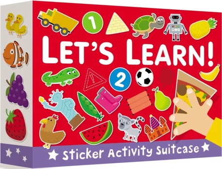 Sticker Activity Suitcase - Let's Learn!