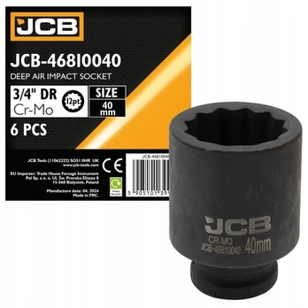 JCB Nasadka smūginis gili 3/4" 40mm (12-kątna)