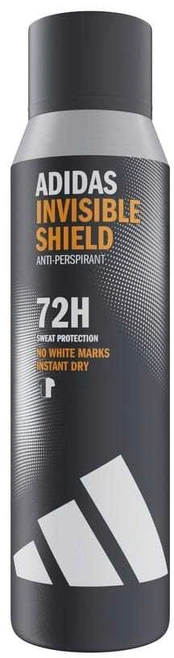 ADIDAS Invisible Shield dezodorantas-antiperspirantas vyrams, 150 ml