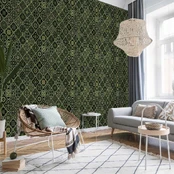 Tapetai Artgeist Olive Mosaic, 50 cm x 1000 cm kaina