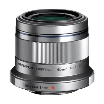 Olympus M.Zuiko Digital 45mm f/1.8 Lens Silver