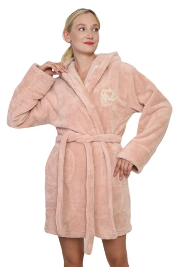 Chalatas moterims Elite Bamboo Queen, rožinis, XL