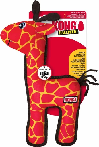 Kong - Ballistic Giraffe - M/L - 33 cm x 23 cm x 7.5 cm