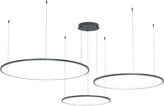 Šviestuvas Saturno 100W LED, juodas