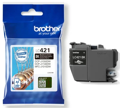 Brother LC421BK, 200 pages, 1 pc(s), Single pack