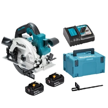 Akumuliatorinis diskinis pjūklas Makita 18V 165mm 2x5,0Ah DHS660RTJ