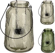 Žvakidė HC7103400, stiklas, 30 cm, žalia kaina
