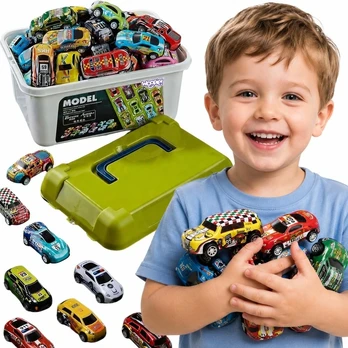 Žaislų rinkinys WOOPIE, 50 automobilių