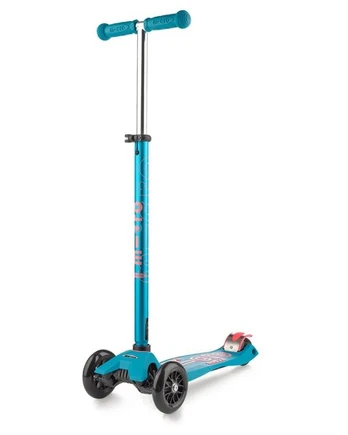 Vaikiškas paspirtukas Micro Maxi Deluxe Aqua, mėlynas