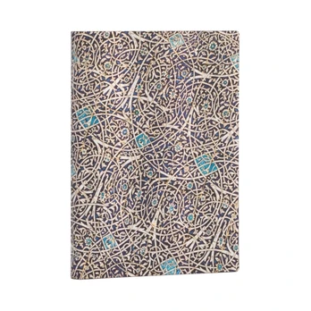 Granada Turquoise (Moorish Mosaic) Midi Lined Journal